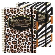 Zeszyty szkolne - Paczka Kołozeszyt Pukka Pad B5 Project Book Wild Linia 2 Szt Mix - miniaturka - grafika 1