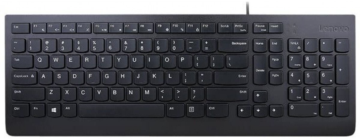 Lenovo Keyboard Essential Keyboard Wired estoński Black 4Y41R64680