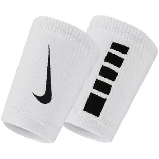 Frotki Na Nadgarstek Nike Elite Doublewide Wristbans 2 Szt. Biało-czarne N1006700101os - Koszykówka - miniaturka - grafika 1