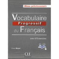 Książki do nauki języka francuskiego - CLE International Vocabulaire progressif du français Niveau perfectionnement  książka + płyta CD audio - Claire Miquel - miniaturka - grafika 1