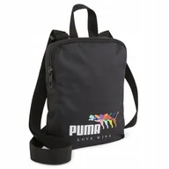 Nerki - TOREBKA NA RAMIĘ saszetka PUMA listonoszka czarna unisex Phase Love Wins - miniaturka - grafika 1