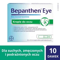 Krople do oczu - Bepanthen Eye Krople do oczu, 10 x 0,5 ml - miniaturka - grafika 1