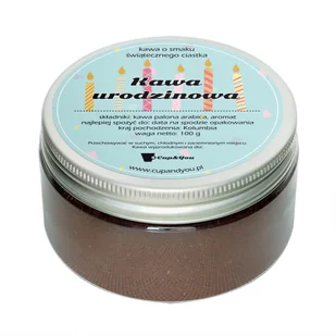 Wysokogatunkowa kawa mielona aromatyzowana o smaku świątecznego ciastka, spakowana w eleganckie pudełko - 100g ziaren 100% Arabica, idealny upominek.. - Kawa - miniaturka - grafika 1