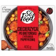 Szybkie dania obiadowe - So Food Ciecierzyca po bretońsku z kiełbasą paprykową 400 g - miniaturka - grafika 1