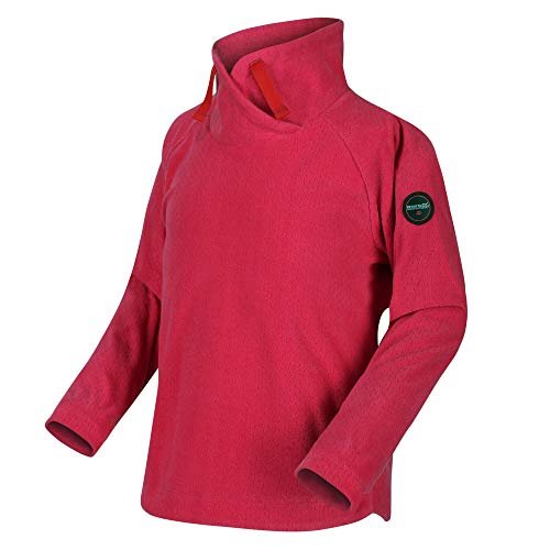 Regatta Dziecięcy sweter z kapturem Harika z dekoltem welurowym polarem, księżniczka, M