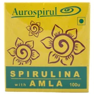 Suplementy naturalne - Aurospirul Spirulina z Amlą 100 kaps Aurospirul - miniaturka - grafika 1