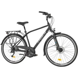 Rower trekkingowy INDIANA X-Road 4.0 M21 28 cali męski Czarno-srebrny - Rowery - miniaturka - grafika 1