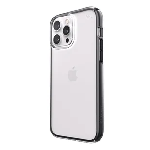 Speck Presidio Perfect-Clear with Impact Geometry Etui Ochronne do iPhone 13 Pro Max z Powłoką Microban (Clear/Black) 141742-5905 - Etui i futerały do telefonów - miniaturka - grafika 3