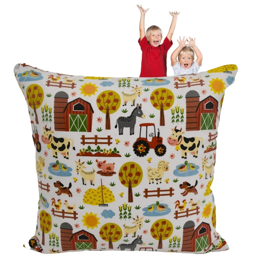 Poszewka Dziecięca 40x40 Bawełniana JAŚ Wesoła Farma
