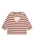 Bluzy i sweterki niemowlęce - Steiff Bluza w kolorze brązowo-kremowym - miniaturka - grafika 1