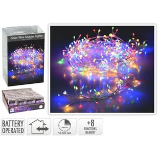 Łańcuch świetlny 100 LED Ryż multikolor - Oświetlenie świąteczne - miniaturka - grafika 1