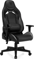 Fotele gamingowe - SENSE7 SENSE7 fotel gamingowy Vanguard czarno szary - miniaturka - grafika 1