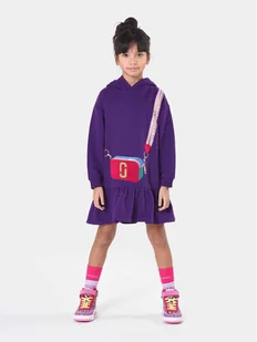 Marc Jacobs Sukienka dzianinowa W12467 Fioletowy Regular Fit - Sukienki i spódniczki dla dziewczynek - miniaturka - grafika 1