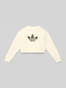 Bluzy dla dziewczynek - Bluza o pudełkowym kroju z logo - miniaturka - grafika 1