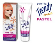 Farby do włosów i szampony koloryzujące - Venita Trendy Cream Pastel, krem do koloryzacji włosów, 23 Słodka Morela - miniaturka - grafika 1