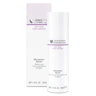 Serum do twarzy - Janssen Cosmetics Cosmetics Microsilver Serum Serum z mikro-srebrem i kwasem glikolowym 30 ml - miniaturka - grafika 1