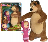 Lalki dla dziewczynek - Lalka Masza i Niedźwiedź Misza Simba 28 cm Figurki Maskotki - miniaturka - grafika 1