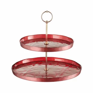 Patera piętrowa  28 cm MIMOZA VILLA ITALIA - Tace i patery - miniaturka - grafika 1