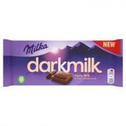 Czekolada - Milka Darkmilk Czekolada mleczna 85 g - miniaturka - grafika 1
