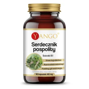 Yango Serdecznik pospolity (90 kaps.) - Suplementy naturalne - miniaturka - grafika 1