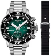 Zegarki męskie - Zegarek Tissot T120.417.11.091.01+T852.047.179 SEASTAR 1000 CHRONOGRAPH - miniaturka - grafika 1