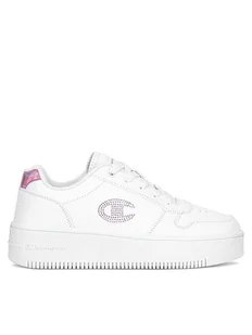 Champion Sneakersy RD18 PLAT GLITTER G GS S32872-WW010 Biały - Buty dla dziewczynek - miniaturka - grafika 1