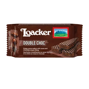Loacker Double Choc 45 G - Batoniki Loacker Double Choc 45 G - Batoniki - miniaturka - grafika 1