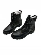Botki męskie - Botki m��skie Steve Madden Omega Black 42 - miniaturka - grafika 1