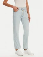 Spodnie damskie - ViCOLO Jeansy DD5213 Błękitny Relaxed Fit - miniaturka - grafika 1