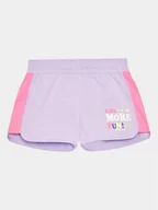 Spodenki damskie - Champion Szorty sportowe 404683 Fioletowy Regular Fit - miniaturka - grafika 1