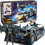 Figurki dla dzieci - DC Comics Batman Zestaw Batmobile Ultimate Transforming + figurka 10 cm Światło Dźwięk - miniaturka - grafika 1