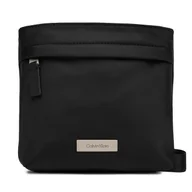 Torby męskie - Saszetka Calvin Klein Sleek Slim Flatpack LV04D3234G Czarny - miniaturka - grafika 1