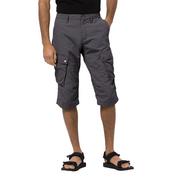 Spodnie sportowe męskie - Spodnie męskie DESERT VALLEY 3/4 PANTS M asphalt - 48 - miniaturka - grafika 1