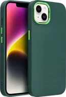 Etui i futerały do telefonów - OEM Futerał FRAME do XIAOMI Redmi Note 9 zielony - miniaturka - grafika 1