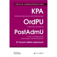 Prawo - EDYCJA ADMINISTRACYJNA. Kodeks postępowania administracyjnego. Ordynacja podatkowa. Prawo o postępow - miniaturka - grafika 1