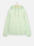 Bluzy męskie - WRANGLER LOGO HOODIE MĘSKA BLUZA GREEN SPRAY W6C4HLXHR 112130707 - Wrangler - miniaturka - grafika 1