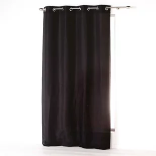 Douceur d'intérieur Douceur dintérieur Zasłona zaciemniająca ABSOLU 140 x 260 cm czarna Zasłona zaciemniająca ABSOLU 140 x 260 cm czarna - Zasłony - miniaturka - grafika 1