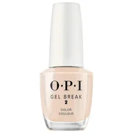 Lakiery do paznokci - OPI Barely Beige 15 Gel Break Lacquer Lakier do paznokci 15ml - miniaturka - grafika 1