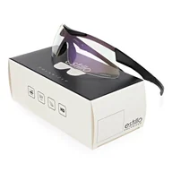 Okulary sportowe - Ochronne elastyczne okulary rowerowe bezbarwne polikarbonowe z filtrem UV400 ESTILLO EST-412-0 - miniaturka - grafika 1