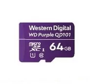 Karty pamięci - WD Purple microSDXC WDD064G1P0C 64GB Class 10 Class U1 - miniaturka - grafika 1