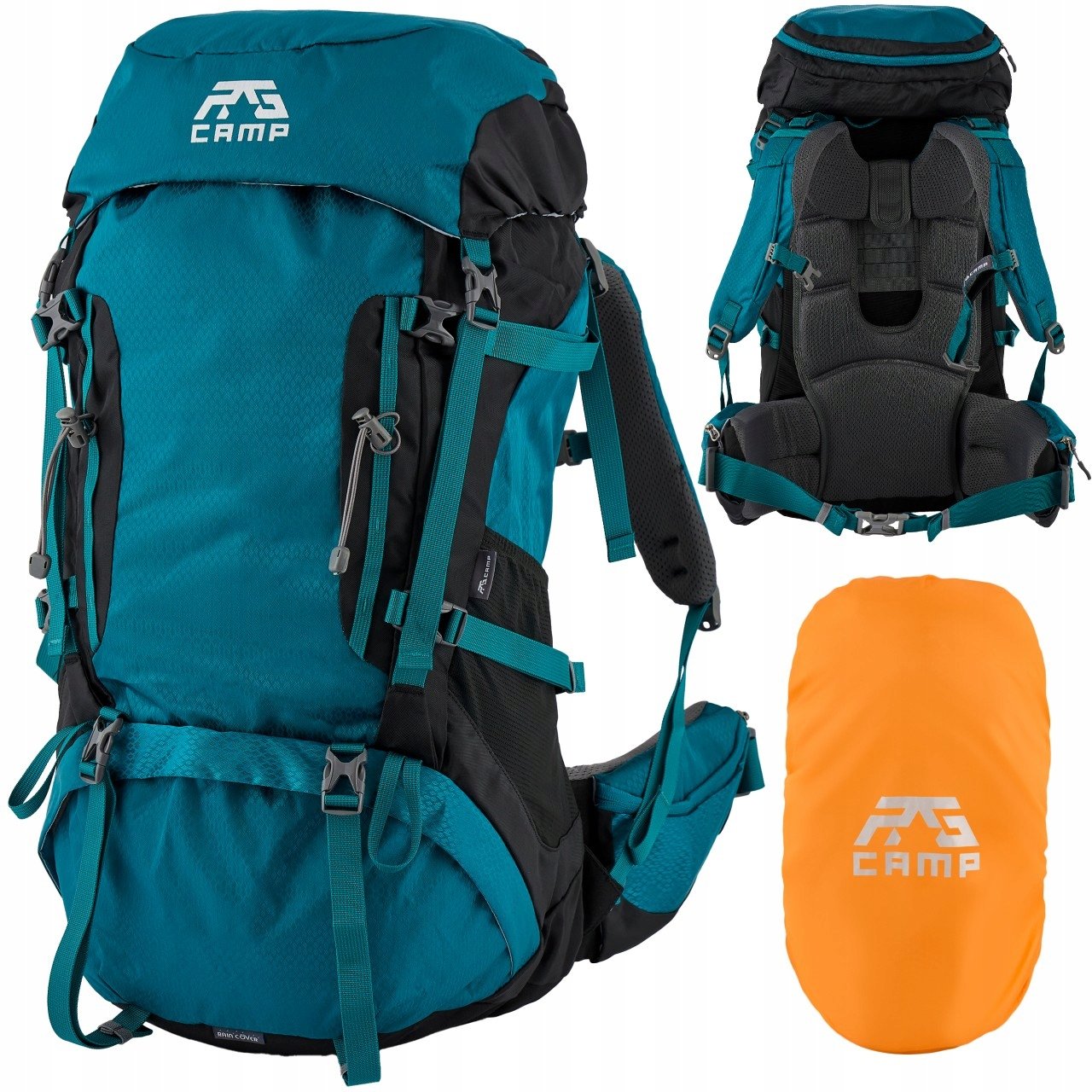 Plecak turystyczny trekkingowy 60l podróżny górski Rg Camp w góry Duży