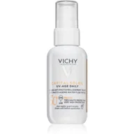 Kremy do twarzy z filtrem - L'OREAL POLSKA LOREAL POLSKA Vichy Capital Soleil Fluid UV-Age Daily Teinte Barwiący fluid przeciw fotostarzeniu się skóry SPF 50+ 40 ml - miniaturka - grafika 1