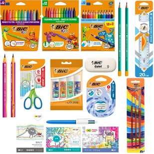 WYPRAWKA szkolna do szkoły BIC DUŻA XL KLASA 1-3 53 elementy - Przybory szkolne - miniaturka - grafika 1