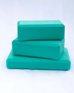 Kostka Do Jogi Turkusowa 23Cmx15Cmx7,5Cm - Klocki do jogi - miniaturka - grafika 1