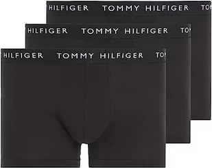 Tommy Hilfiger Męski pakiet 3 bokserów Trunks Bielizna, czarny, XXL - Majtki męskie - miniaturka - grafika 1