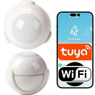 Czujnik ruchu okrągły NEO mini Zasilany bateriami - Rejestratory do monitoringu - miniaturka - grafika 1