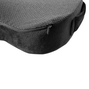 Ortopedyczna poduszka, plastikowa końcówka odporna na nacisk, ergonomiczna, czarny, pianka z efektem pamięci, Powerton - Podnóżki, podpórki, podkładki - miniaturka - grafika 6