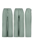 Spodnie damskie - Sublevel Spodnie w kolorze miętowym - miniaturka - grafika 1