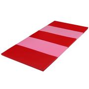 Maty do ćwiczeń - PLUFSIG Czerwono-różowa, składana mata gimnastyczna, 78x185 cm IKEA Uniwersalny - miniaturka - grafika 1