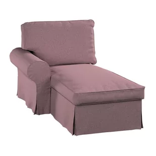 Pokrowiec na szezlong Ektorp lewy, DEKORIA, różowy z czarną nitką, 84x166x73 cm - Pokrowce na meble Pokrowiec na szezlong Ektorp lewy, DEKORIA, różowy z czarną nitką, 84x166x73 cm - Pokrowce na meble - miniaturka - grafika 1